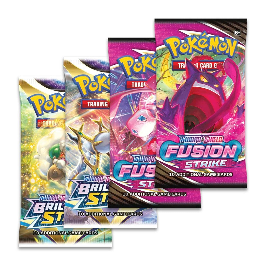brilliant stars and fusion strike pokemon booster packs