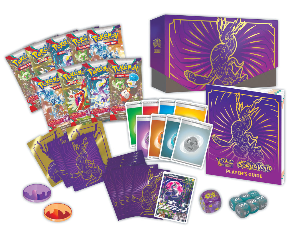 Pokemon TCG: Scarlet and Violet Elite Trainer Box Miraidon (Purple)